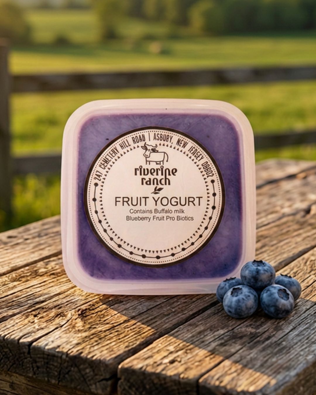 Blueberry Fruit Yogurt